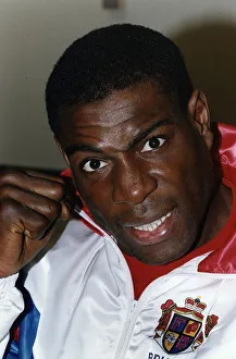 Frank Bruno boxer who is about to face Carl Williams Frank Bruno boxer who is about to face Carl Williams