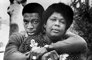 Frank Bruno stands with his arms around the shoulders of his mum Lynette Bruno Frank Bruno stands with his arms around the shoulders of his mum Lynette Bruno