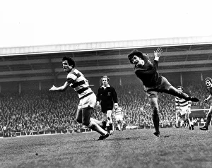 Frank McLintock - Football player of QPR, with Peter Cormack and Ray Clemence Frank McLintock - Football player of QPR, with Peter Cormack and Ray Clemence