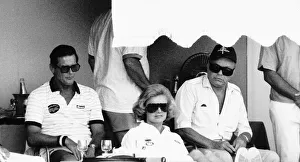 Frank Sinatra with his wife in Monte Carlo Frank Sinatra with his wife in Monte Carlo