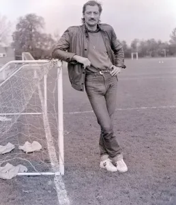 Frank Worthington Birmingham City striker seen here at the clubs training ground Frank Worthington Birmingham City striker seen here at the clubs training ground