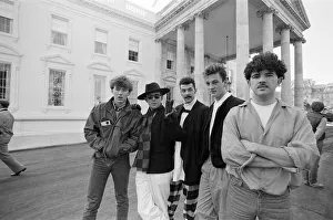 Frankie Goes To Hollywood at the White House in Washington during their US tour Frankie Goes To Hollywood at the White House in Washington during their US tour