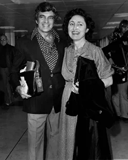 Frankie Vaughan Actor and Singer with his wife Stella at Heathrow Airport for an Frankie Vaughan Actor and Singer with his wife Stella at Heathrow Airport for an