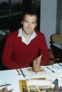 Franz Beckenbauer former Bayern Munich football player November 1981 Sitting at Franz Beckenbauer former Bayern Munich football player November 1981 Sitting at