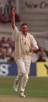 Fraser Celebrating the wicket of Pollock at the England v South Africa 4th Test Match at Fraser Celebrating the wicket of Pollock at the England v South Africa 4th Test Match at