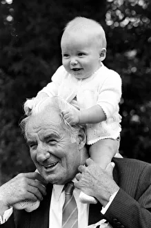 Fred Perry, former Wimbledon 3 times champion, with his grandson John Perry Fred Perry, former Wimbledon 3 times champion, with his grandson John Perry