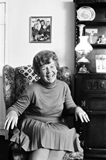 Images Dated 1st February 1981: Freda Parkinson, mother of TVs Michael Parkinson. February 1981