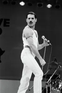 Freddie Mercury, lead singer of British rock group Queen Freddie Mercury, lead singer of British rock group Queen