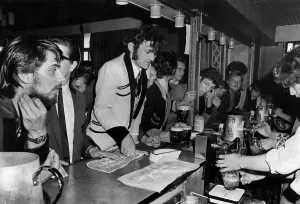 It was free beer all-round for the scores of Teddy Boys who invaded New Brighton It was free beer all-round for the scores of Teddy Boys who invaded New Brighton