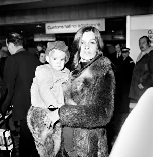 French Canadian actress Genevieve Bujold arrived at Heathrow Airport from Montreal French Canadian actress Genevieve Bujold arrived at Heathrow Airport from Montreal