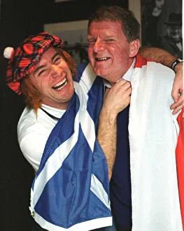 Friendly rivalry between football pundits Ally McCoist and John Motson ahead of Wembley Friendly rivalry between football pundits Ally McCoist and John Motson ahead of Wembley