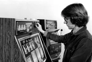 Fruit machines/Arcades/Amusements/Gambling. January 1975 75-00158-002 Fruit machines/Arcades/Amusements/Gambling. January 1975 75-00158-002