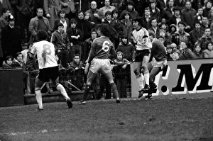 Fulham 1 v. Chelsea 2. Division 2 football. March 1980 LF02-01-069 Fulham 1 v. Chelsea 2. Division 2 football. March 1980 LF02-01-069