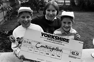 Fund raising Kirkburton youngsters Hayley Morgan and Vicki Hallan hand £112 Fund raising Kirkburton youngsters Hayley Morgan and Vicki Hallan hand £112
