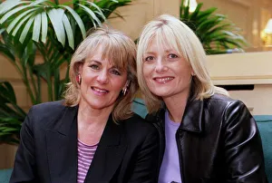 Gaby Roslin TV presenter with Nina Myskow in May 1999. For Nina Myskov interview Gaby Roslin TV presenter with Nina Myskow in May 1999. For Nina Myskov interview