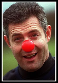 Gavin Hastings red nose day 12th March 1999 former rugby player at Heriot Watt Gavin Hastings red nose day 12th March 1999 former rugby player at Heriot Watt
