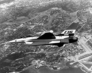 The General Dynamics F16 jet fighter prototype aircraft. (Circa 1978) The General Dynamics F16 jet fighter prototype aircraft. (Circa 1978)