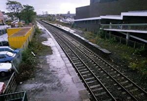 A general view of the disused Ashington Railway Station on 20th October 1992 A general view of the disused Ashington Railway Station on 20th October 1992