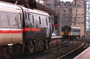 A general view of an Inter-City 225 at Newcastle Central Station on 20th November 1997 A general view of an Inter-City 225 at Newcastle Central Station on 20th November 1997