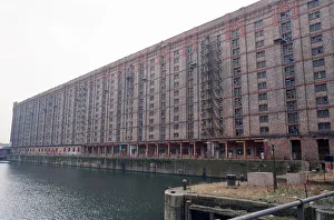 General view at Stanley Dock in Liverpool, showing the tobacco warehouse building General view at Stanley Dock in Liverpool, showing the tobacco warehouse building