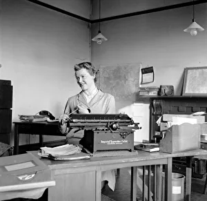 General views of office life and secretaries. A2a-003 General views of office life and secretaries. A2a-003