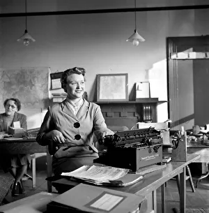 General views of office life and secretaries. A2a General views of office life and secretaries. A2a