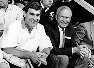 Geoff Coleman, former Nuneaton Borough FC Manager and Jim Watson, May 1988 Geoff Coleman, former Nuneaton Borough FC Manager and Jim Watson, May 1988