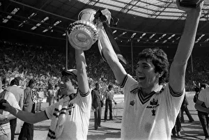 Geoff Pike and Ray Stewart of West Ham celebrate their win over Arsenal in the 1980 Cup Geoff Pike and Ray Stewart of West Ham celebrate their win over Arsenal in the 1980 Cup