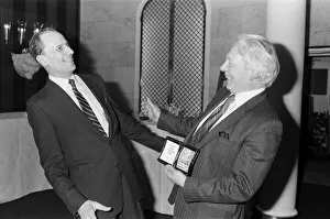 Geoffrey Goodman, Daily Mirror journalist, presented with Granada TV' Geoffrey Goodman, Daily Mirror journalist, presented with Granada TV'