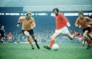 George Best 1971 Manchester United (centre) and M Bailey Wolverhampton football George Best 1971 Manchester United (centre) and M Bailey Wolverhampton football