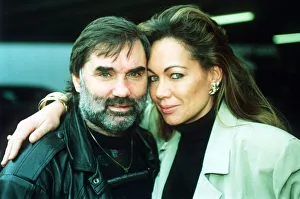 George Best former football player with girlfriend 1992 George Best former football player with girlfriend 1992