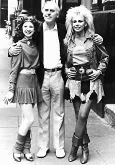 George Cole Actor with Bonnie Langford and Pamela Stephenson for " George Cole Actor with Bonnie Langford and Pamela Stephenson for "