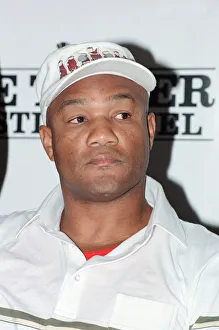 George Foreman pictured at a press conference. Tomorrow he is fighting Terry Anderson at George Foreman pictured at a press conference. Tomorrow he is fighting Terry Anderson at
