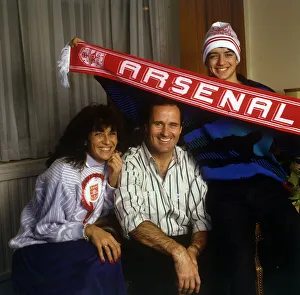 George Graham at home with wife and son, November 1987 George Graham at home with wife and son, November 1987