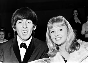 George Harrison and actress Hayley Mills at the Regal Cinema, Henley on Thames George Harrison and actress Hayley Mills at the Regal Cinema, Henley on Thames