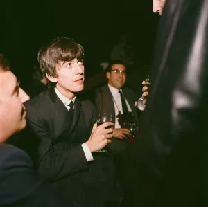 George Harrison of The Beatles, in Huddersfield. 29th November 1963 George Harrison of The Beatles, in Huddersfield. 29th November 1963