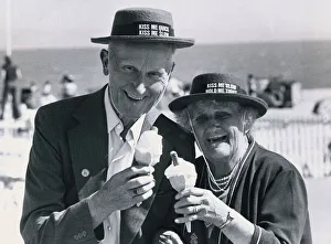 George and Kate Key on holiday in Great Yarmouth. George has had his summer holiday George and Kate Key on holiday in Great Yarmouth. George has had his summer holiday