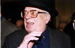 George Melly jazz singer entertainer presenter. February 1997 George Melly jazz singer entertainer presenter. February 1997