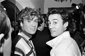 George Michael and Andrew Ridgeley of the pop group Wham! 2nd November 1984 George Michael and Andrew Ridgeley of the pop group Wham! 2nd November 1984