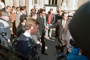 George Michael pictured at the Law Courts for his legal battle with Sony George Michael pictured at the Law Courts for his legal battle with Sony