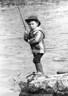 George Miller, Scotland's youngest angler, who can be spotted regularly at the Leven George Miller, Scotland's youngest angler, who can be spotted regularly at the Leven