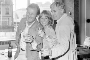 Gerald Harper Felicity Kendal and Nigel Davenport August 1979 who are all taking Gerald Harper Felicity Kendal and Nigel Davenport August 1979 who are all taking
