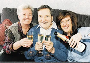 Gerry and Nancy Capaldi parents of actor Peter Capaldi celebrating with his sister Stella Gerry and Nancy Capaldi parents of actor Peter Capaldi celebrating with his sister Stella