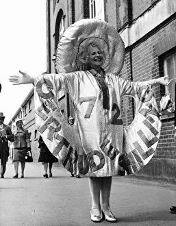 Gertrude Shilling in silver dress at Royal Ascot in June 1972 Gertrude Shilling in silver dress at Royal Ascot in June 1972