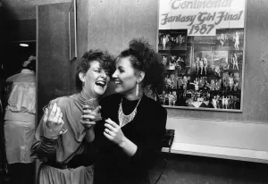 Giggles and a good time at Liverpool's Club Continental. 25th February 1988 Giggles and a good time at Liverpool's Club Continental. 25th February 1988