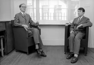 Gilbert and George pictured in Fouriers Street, East London. August 1972 Gilbert and George pictured in Fouriers Street, East London. August 1972