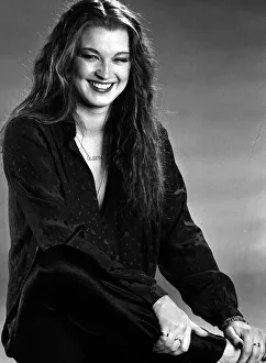 Gillian Taylforth actress in the BBC TV soap Eastenders. January 1980 Gillian Taylforth actress in the BBC TV soap Eastenders. January 1980