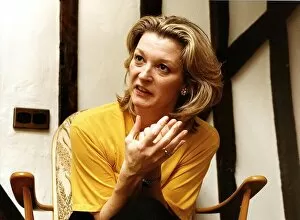 Images Dated 27th January 1994: Gillian Taylforth Actress At Home