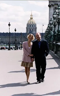Gillian Taylforth actress and Steve McFadden actor in Paris as Kathy Beale Gillian Taylforth actress and Steve McFadden actor in Paris as Kathy Beale