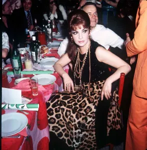 Gina Lollobrigida Italian film star at Ken Stotts midnight fashion show in Rome Gina Lollobrigida Italian film star at Ken Stotts midnight fashion show in Rome